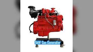 5kw Gas Generator 85-95% Efficiency KGC80NS