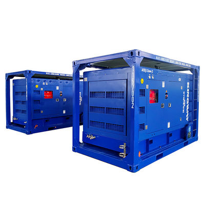 Onshore Offshore Platform Zone 1  Zone 2Generator DNVGL 2.7-1 Skid Frame 120kw 150kva