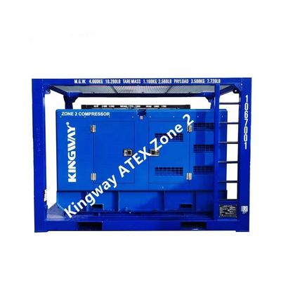 ATEX certification3phase DNVGL 2.7-1 skid frame 120kw 150kva onshore offshore platform zone 2 generator