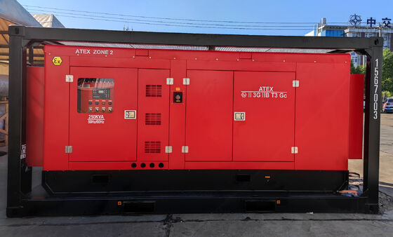 1000KVA Kingway ATEX Zone 2 Containerized Explosion Proof Diesel Generator With Remote Monitoring System