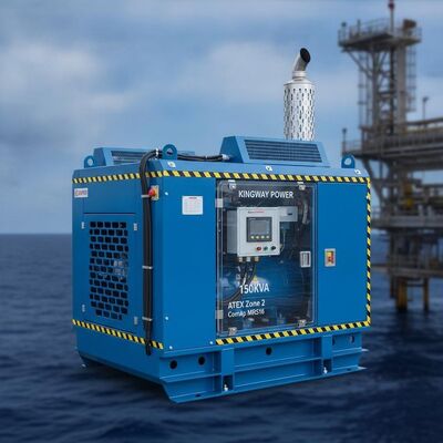 Kingway 150KVA ATEX Zone 2 ComAp MRS16 Diesel Generator Set with Intelligent Controller Offshore