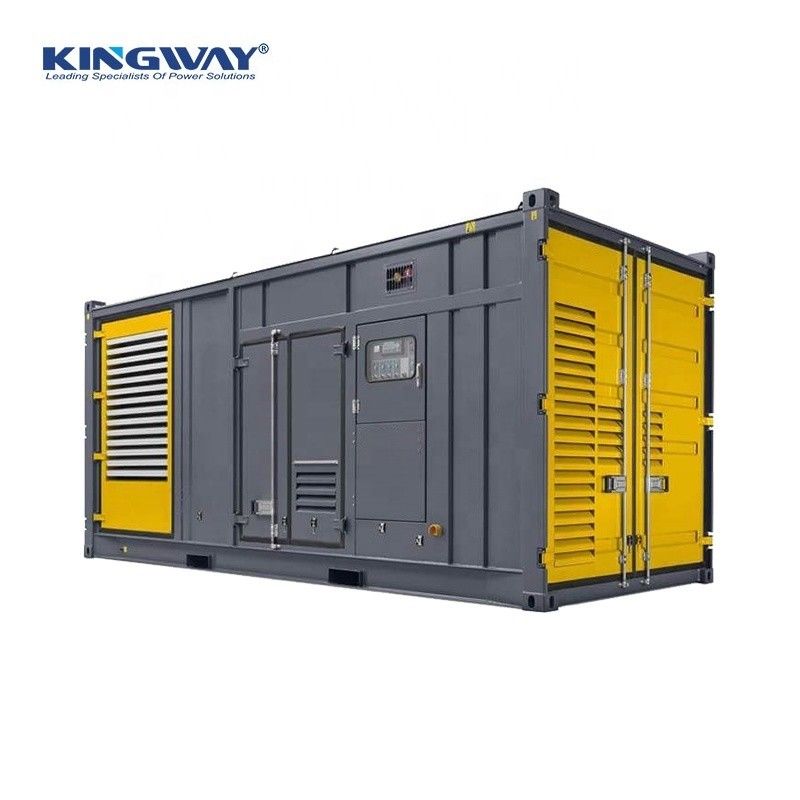 Red Container Electric Generator Customized Containerized Type Generator Set Silent Diesel Electric ...