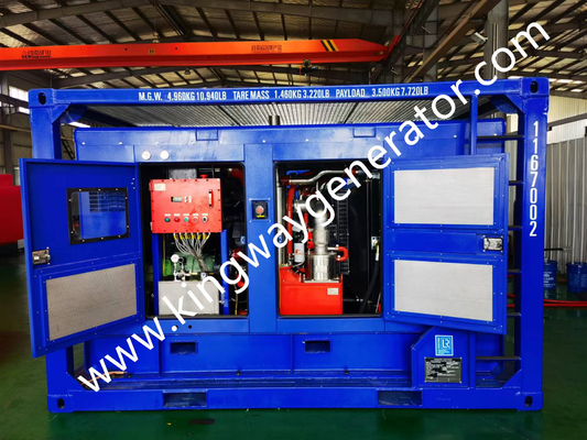 DNV 2.7-1 ATEX Zone 2 Cummins Diesel Engine Air Compressor Explosion Proof 375CFM