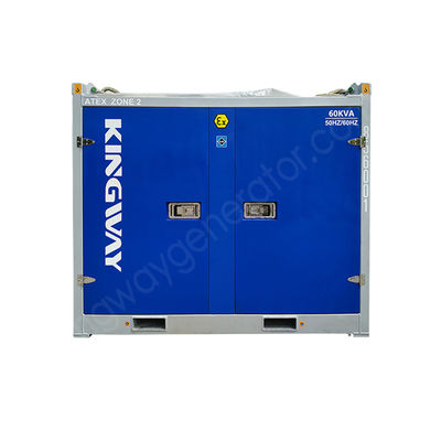 100kVA Explosion-Proof Marine Generator with  Engine, ATEX Zone 2 & DNV 2.7-1 Compliant