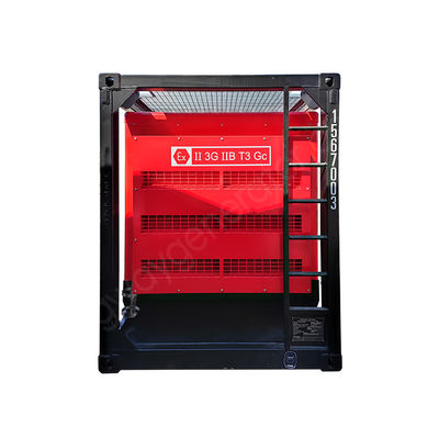 ATEX zone II 25kva/20kw 3 phase diesel generator genset with DNV 2.7-1 skid frame zone 2 ex-proof diesel generator