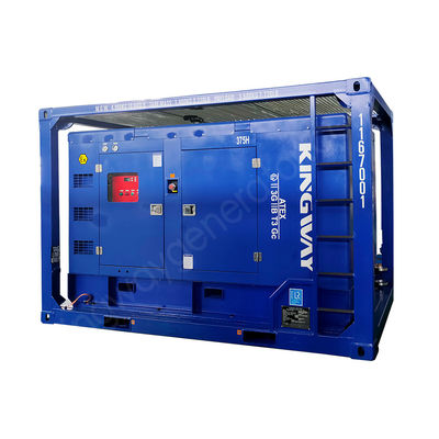 ATEX Zone 2  3 Phase Offshore Oil Gas Field  Diesel 425CFM explosion proof Diesel driven Air compressor for platform