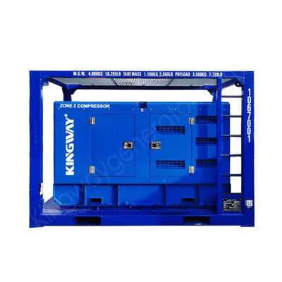 ATEX Zone 2  3 Phase Offshore Oil Gas Field  Diesel 425CFM explosion proof Diesel driven Air compressor for platform