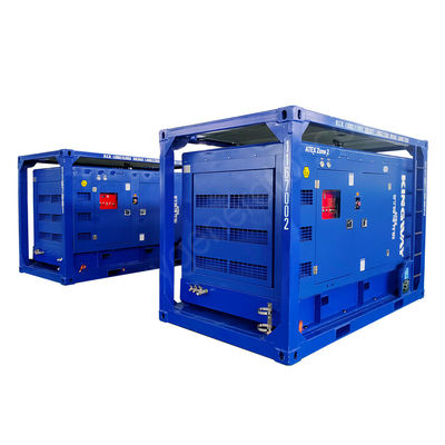 ATEX Zone 2  3 Phase Offshore Oil Gas Field  Diesel 425CFM explosion proof Diesel driven Air compressor for platform