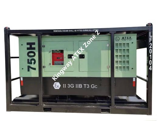 60kva 400v 50hz 3 phase 4 wire explosion proof diesel engine ATEX certified zone 2 rated dnv generator for offshore