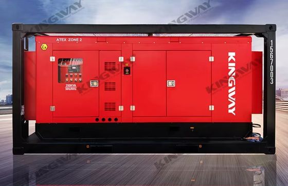 ATEX Zone II 3 Phase Oil Gas Field  Diesel Generator Set 60KVA explosion proof diesel generator frame integrated machine