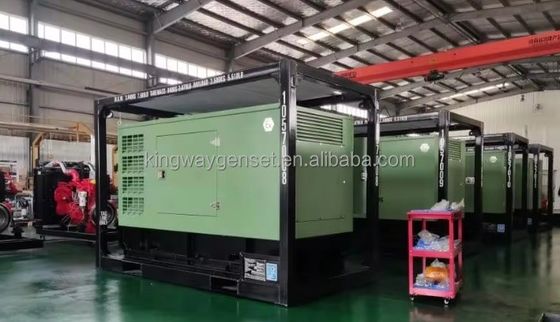Diesel engine DNV 2.7-1 skid frame ATEX certification 120kw 150kva onshore offshore platform zone 2 air compressor