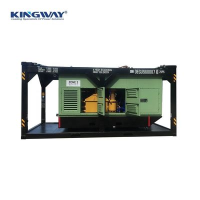 ATEX Zone 2 IIB T3 Diesel Sullair Air Compressor 260CFM Explosion Proof with DNV 2.7- Lifting Frame for Offhore Platform