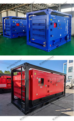 20KVA Zone II Explosion Proof silent diesel Generator Mounted in DNV 2.7-1 for offshore oil &amp; gas fields
