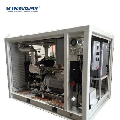 20KVA Zone II Explosion Proof silent diesel Generator Mounted in DNV 2.7-1 for offshore oil &amp; gas fields
