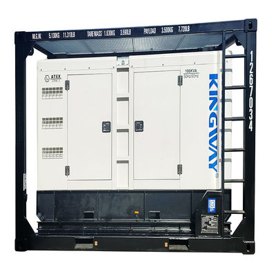 ATEX certification 3phase 200kw 250kva zone2 explosion proof diesel generator set DNVGL 2.7-1 skid frame platform service engine