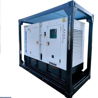 ATEX certification 3phase 200kw 250kva zone2 explosion proof diesel generator set DNVGL 2.7-1 skid frame platform service engine