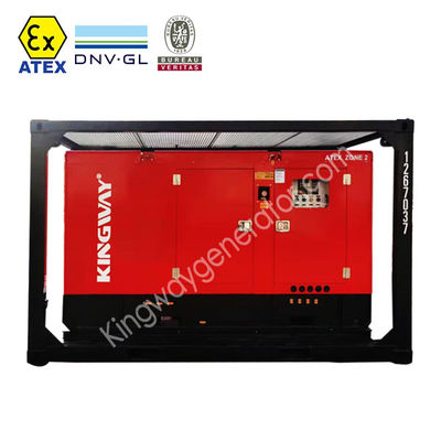 Atex Zone 1 Zone 2 Explosion- Proof 150kva  diesel generator with DNV2.7-1 lifting frame with for oil &amp; gas platforms