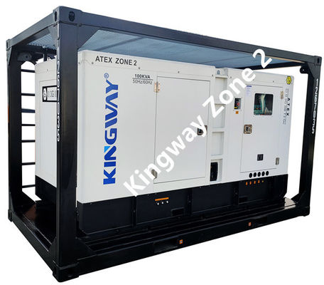 Atex Zone 1 Zone 2 Explosion- Proof 150kva  diesel generator with DNV2.7-1 lifting frame with for oil &amp; gas platforms