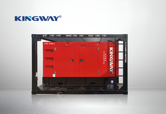 200kW ATEX Zone 2 Ex-Proof Diesel Generator System (T3), Mounted in DNV 2.7-1 Certified Offshore Lifting Crash Frame