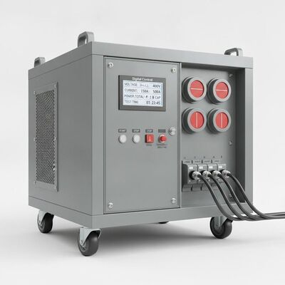 100kW Portable 3 Phase RCD Resistive Capacitive Load Bank with Digital Control Generator UPS Test System