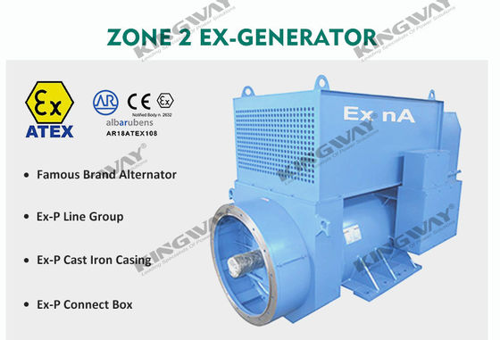 300KVA Kingway Explosion Proof Silent Diesel Generator ATEX Zone 2 Equipment