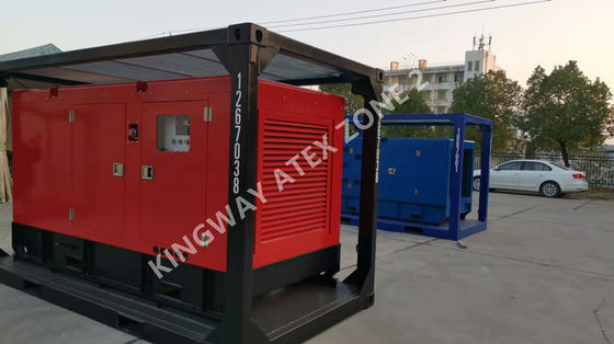 150KVA ATEX Zone 2 T3 Explosion Proof Diesel Generator DNV Lifting Frame