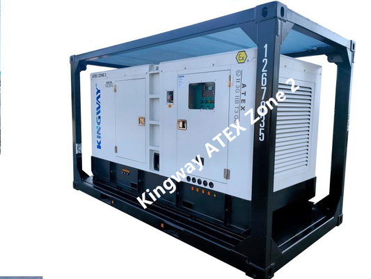 ATEX Zone 2 Explosion Proof Diesel Engine Air Compressor 186CFM 100 Psi