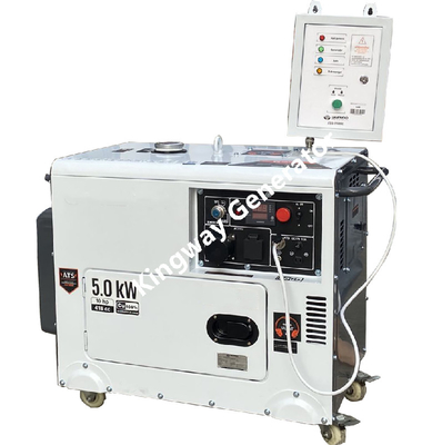 10KW Silent Small Mobile Natural Gas Generator Set Emergency Power