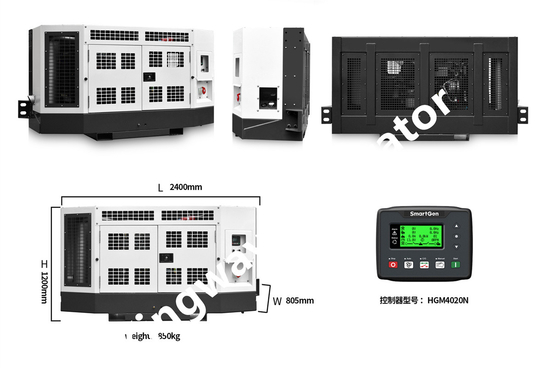 18KVA Clip On Diesel Engine Genset Generator For Reefer Containers