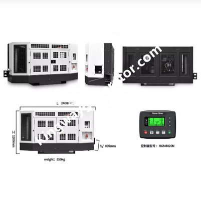 20KVA 16KW Perkins Engine Reefer Generator Set For Cooling Stroge Truck