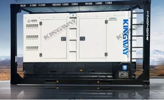100kVA Explosion-Proof Marine Generator with  Engine, ATEX Zone 2 & DNV 2.7-1 Compliant