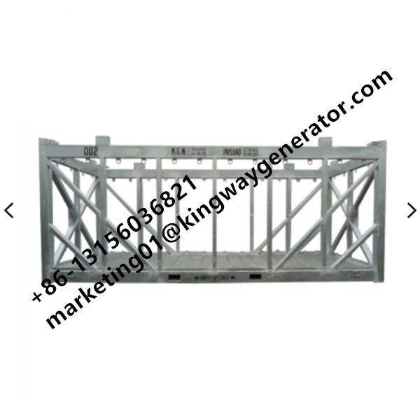 Frame Lifting Offshore Storage Containers Carried By A Spreader Fixed ...