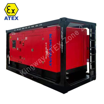45kva 400v 50hz 3 phase 4 wire explosion proof diesel engine DNV2.7-1 Certified Lifting Frame ATEX diesel generator for zone 2